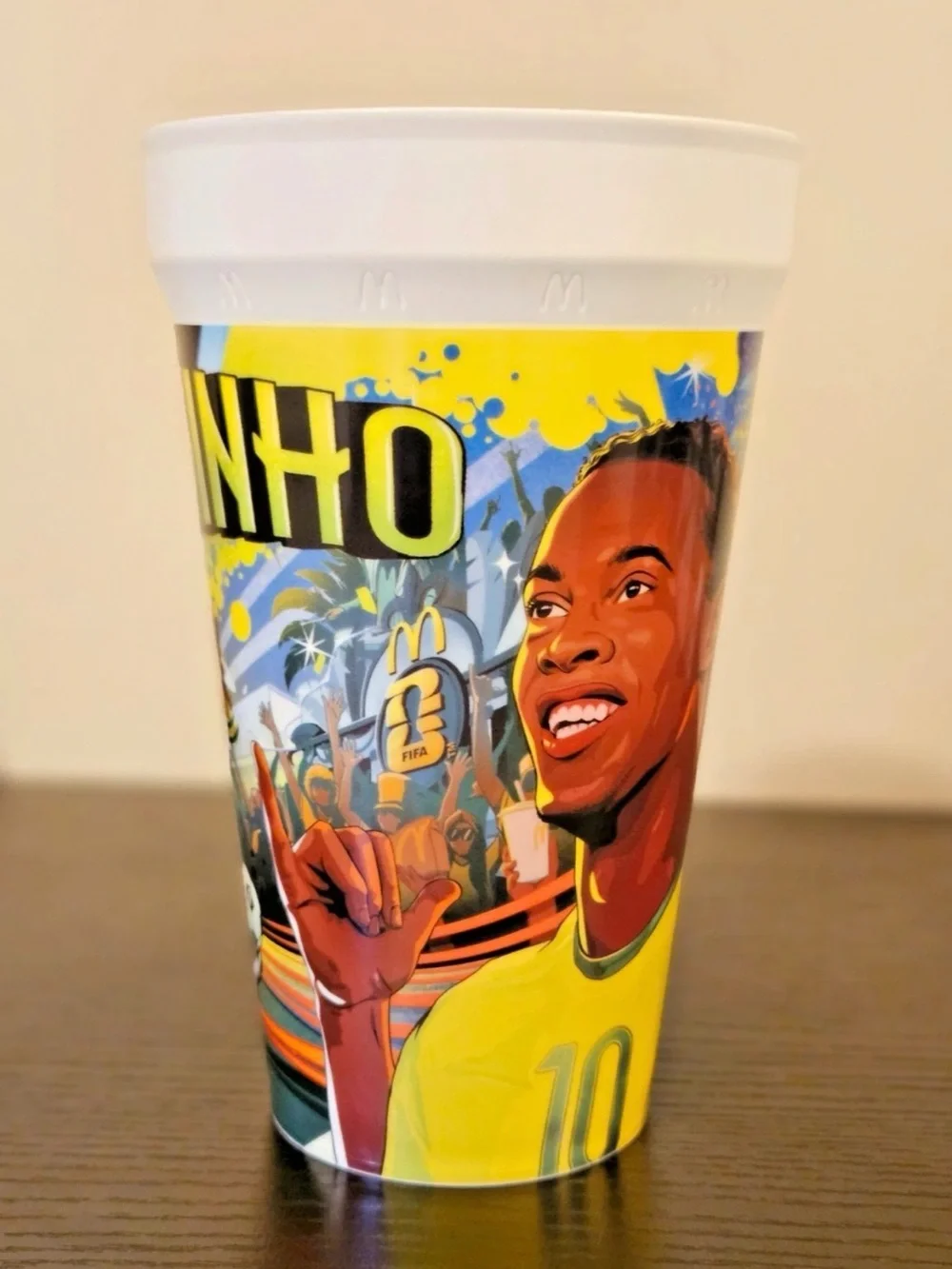 2026 McDonald's FIFA World Cup Ronaldinho Brazil Soccer Collector Cup McDonald's